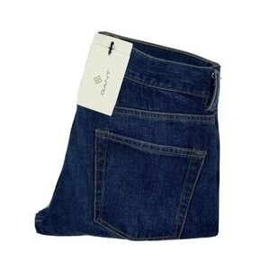 GANT Slim Tapered Wash Mens Button Fly Jeans Size Mens 29x32 NWT